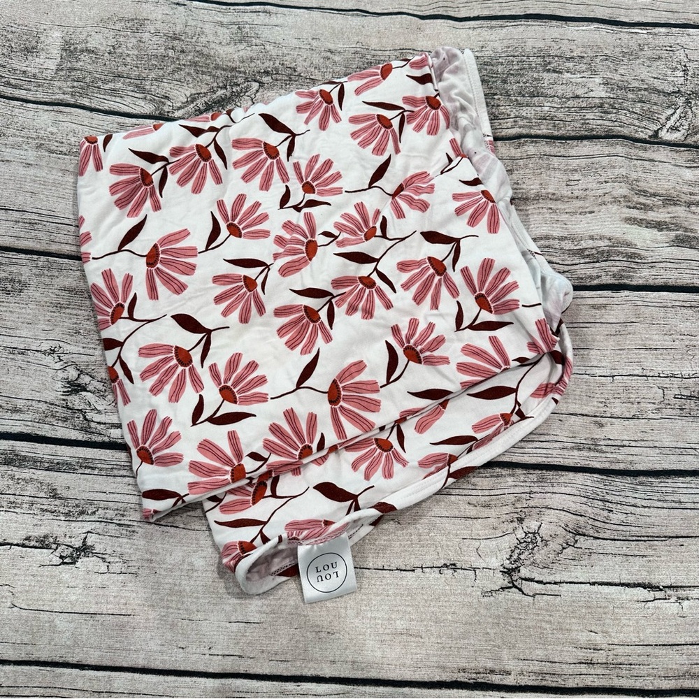 Lou Lou & Company Pink Floral Swaddle